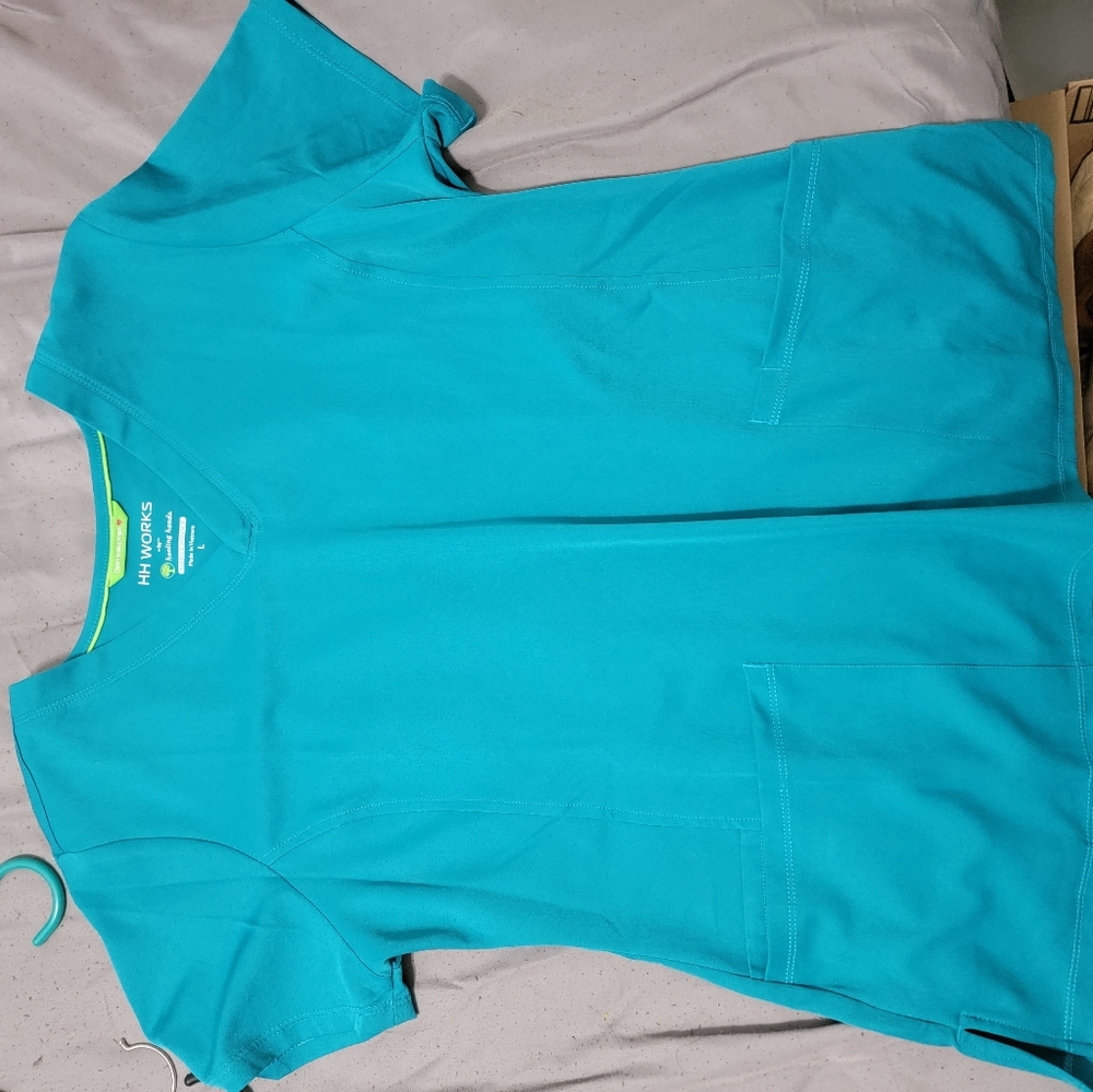 Teal Scrub top